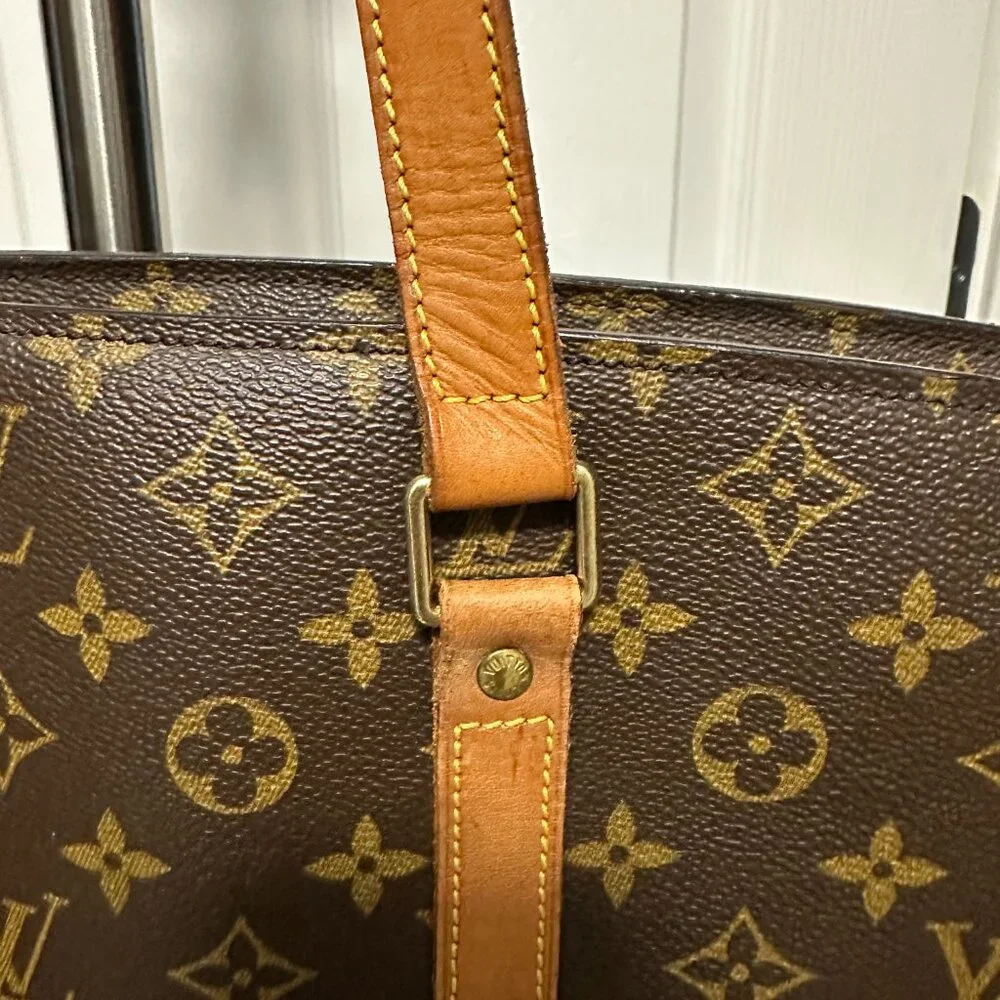 Louis Vuitton Monogram Babylone Tote Bag  Vintage Good MB0998 - Picture 2 of 16